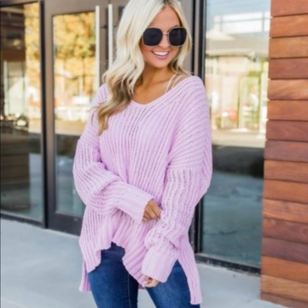 NWOT Pink Lily sweater